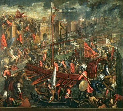La toma de Constantinopla de Palma Il Giovane